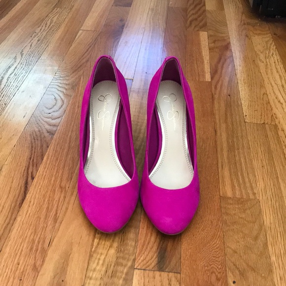 Jessica Simpson Suede Heels - Picture 1 of 5